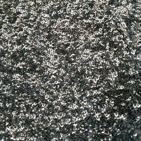 black sequin high waist shorts - Picture 2 of 3